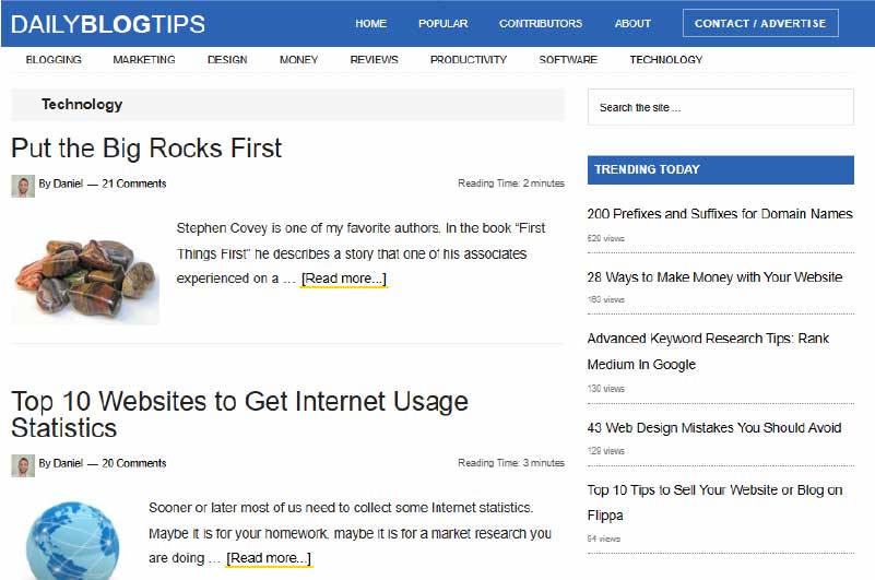 Blog | Daily Blog Tips
