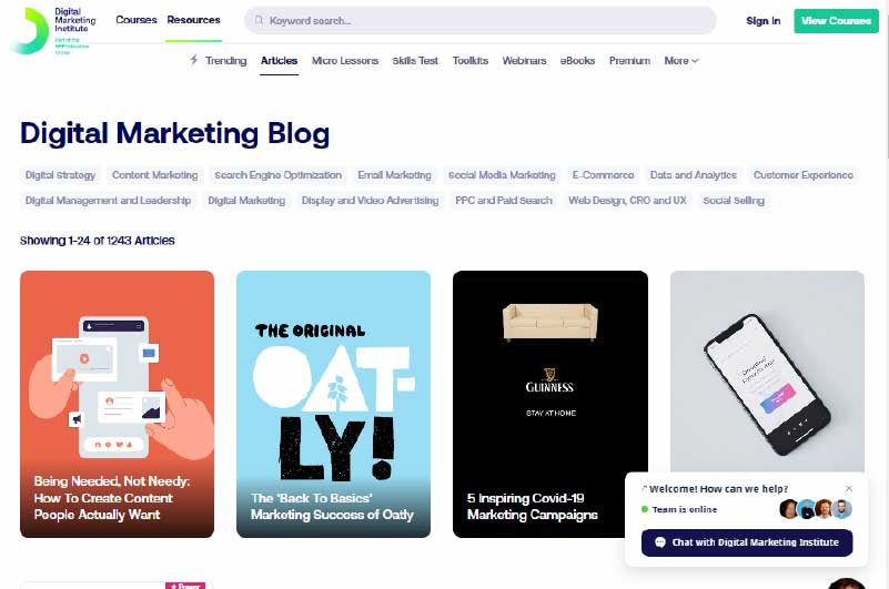 Blog | Digital Marketing Institute