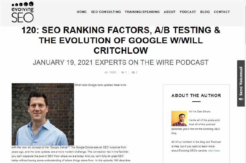 Blog | Evolving SEO