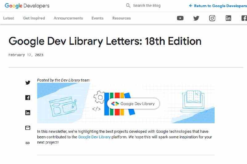 Blog | Google Developers