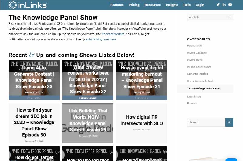 Blog | InLinks