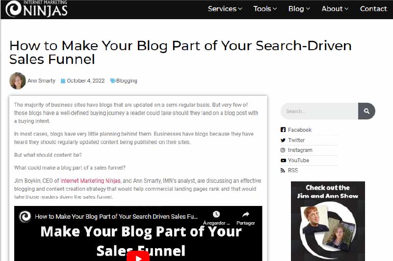 Blog | Internet Marketing Ninjas