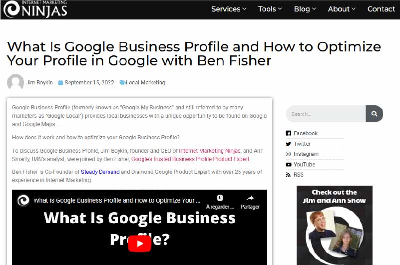 Blog | Internet Marketing Ninjas