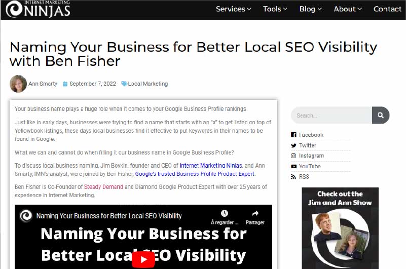 Blog | Internet Marketing Ninjas