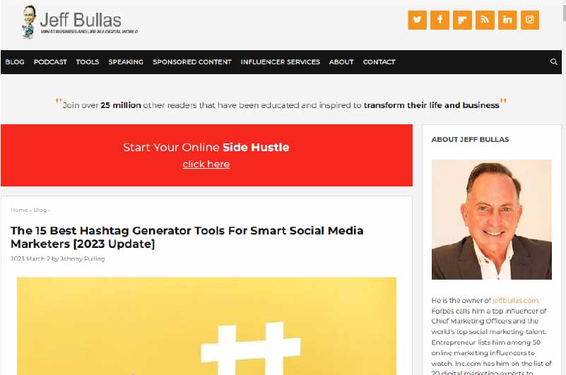 Blog | Jeff Bullas