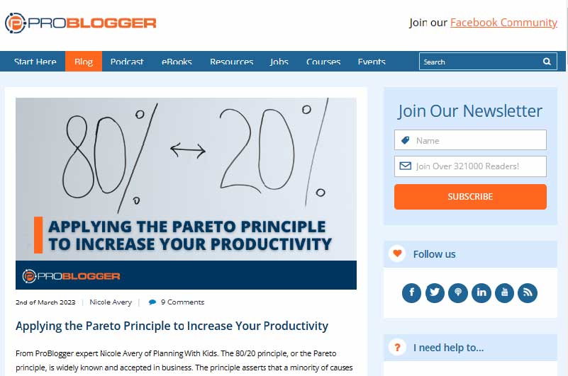 Blog | Pro Blogger