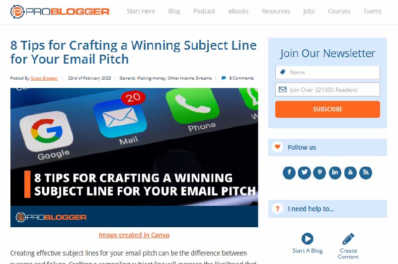 Blog | Pro Blogger