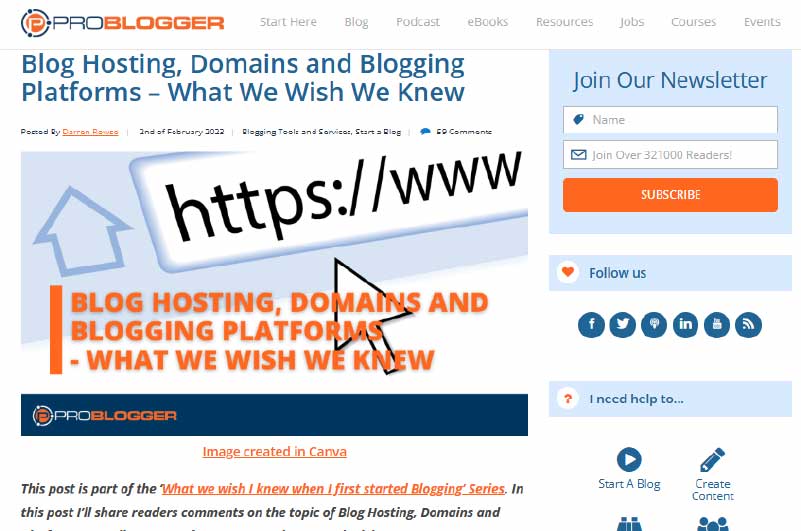 Blog | Pro Blogger