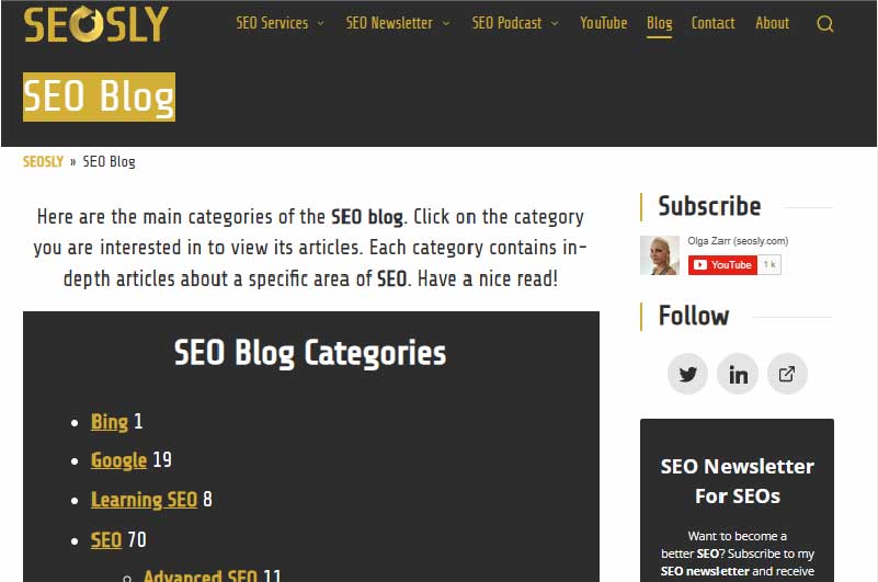 Blog | SEOSLY