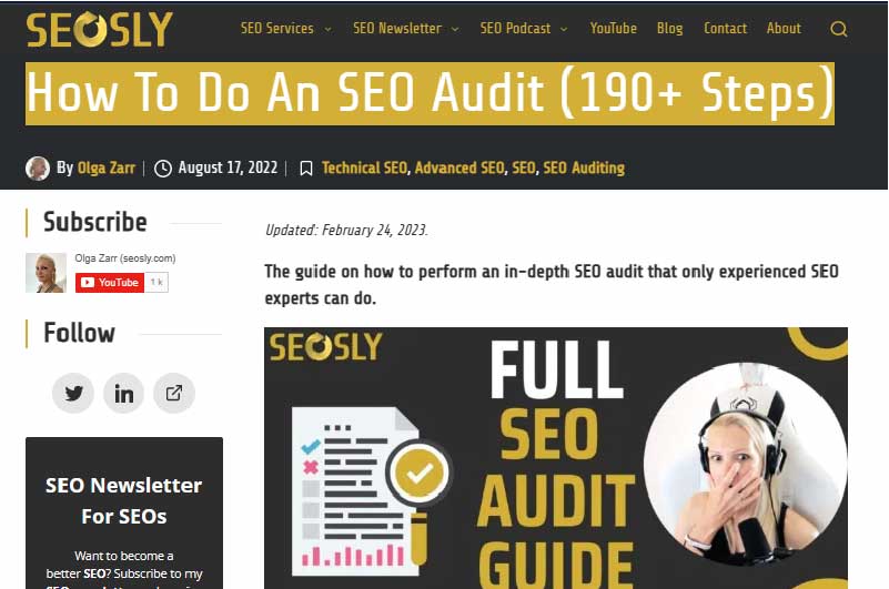 Blog | SEOSLY