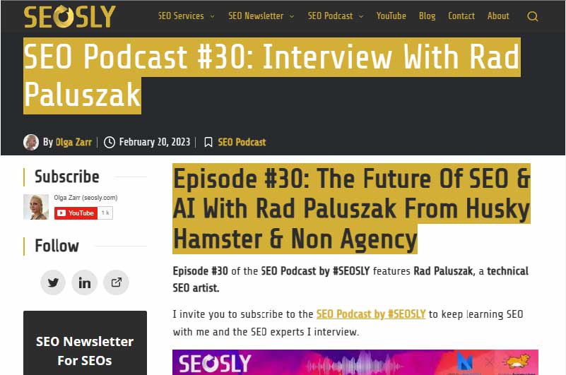 Blog | SEOSLY