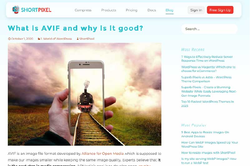 Blog | Short Pixel