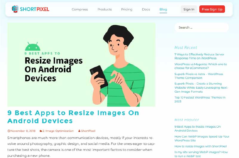 Blog | Short Pixel
