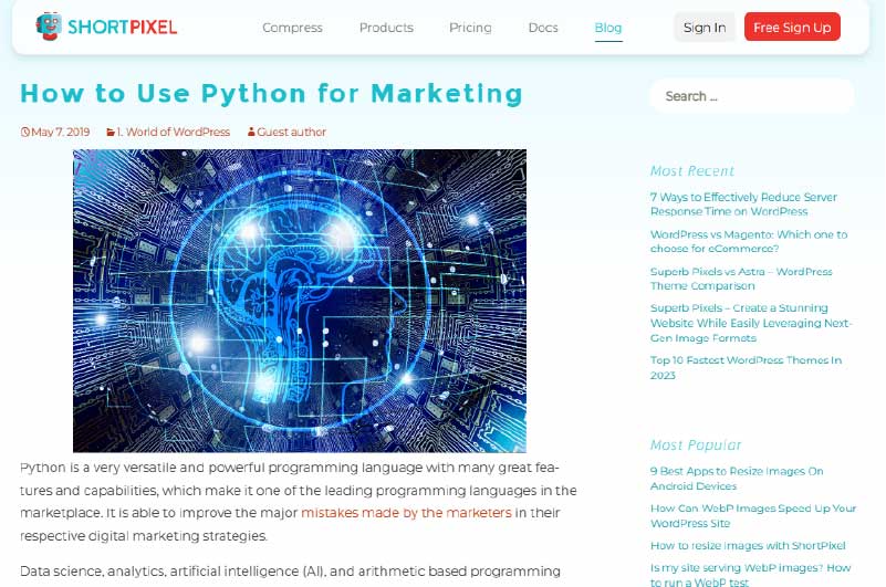 Blog | Short Pixel