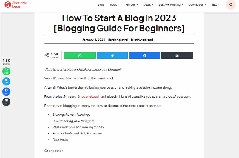 Blog | Shout Me Loud