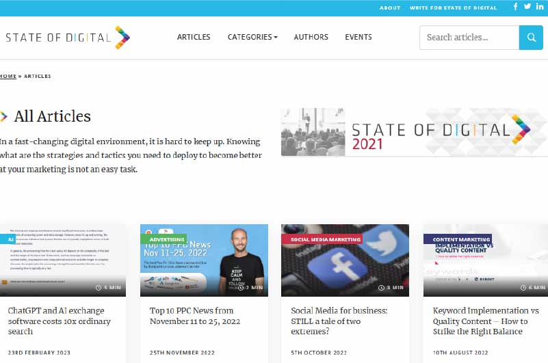 Blog | State Of Digital