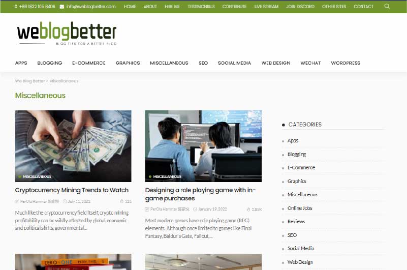 Blog | We Blog Better