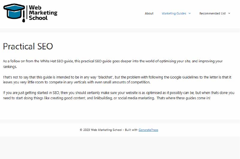 Blog | Web Marketing School