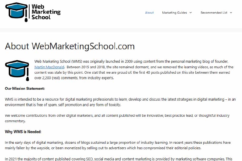 Blog | Web Marketing School