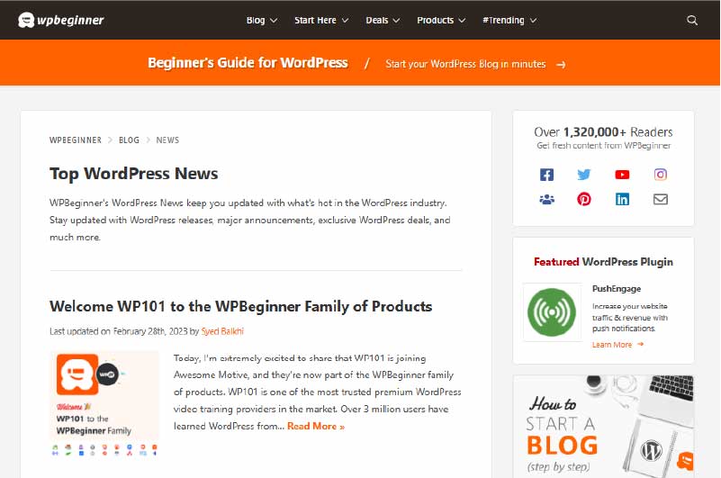 Blog | WPBeginner