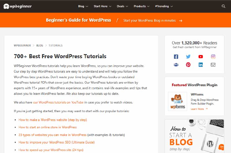 Blog | WPBeginner