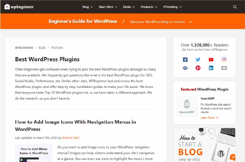 Blog | WPBeginner