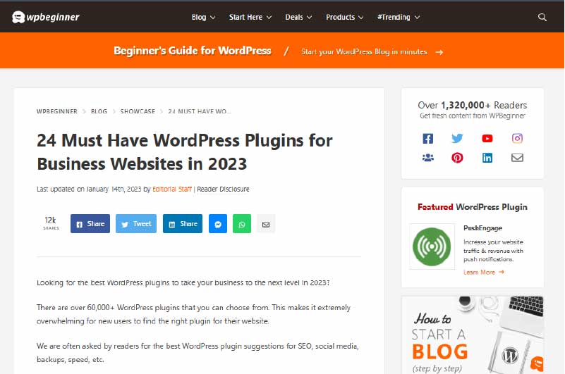 Blog | WPBeginner