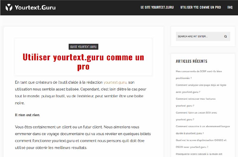 Blog | Yourtext.Guru