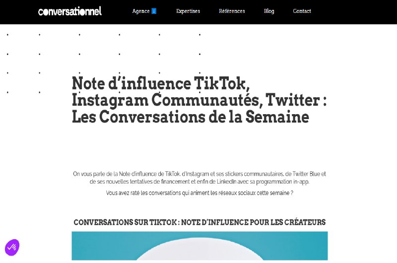 Blog | Conversationnel