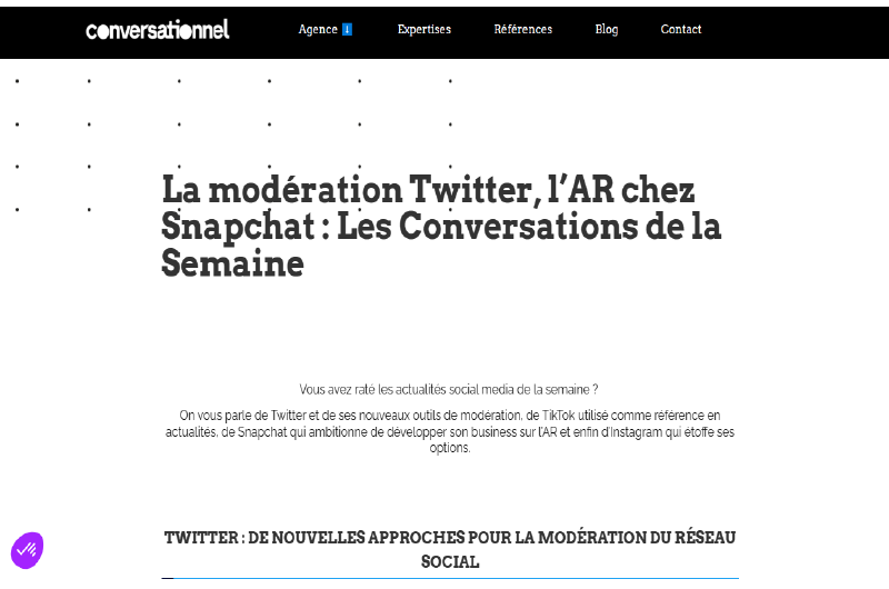 Blog | Conversationnel