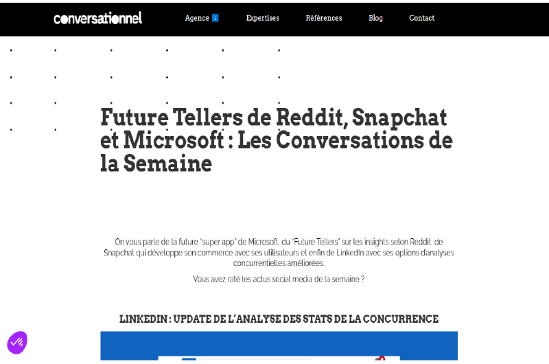 Blog | Conversationnel