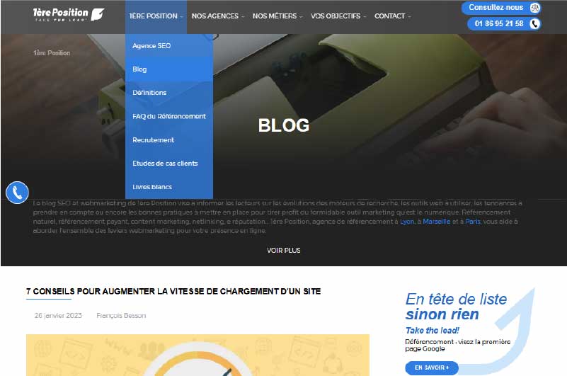 Blog | 1ere Position