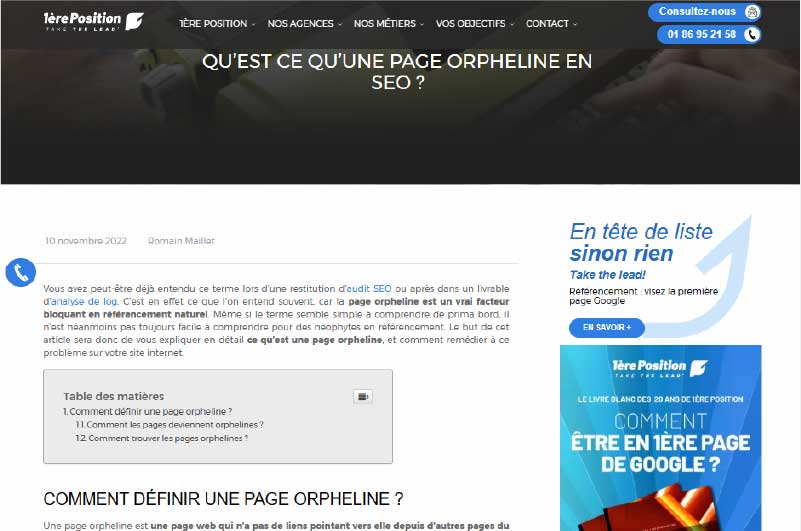 Blog | 1ere Position