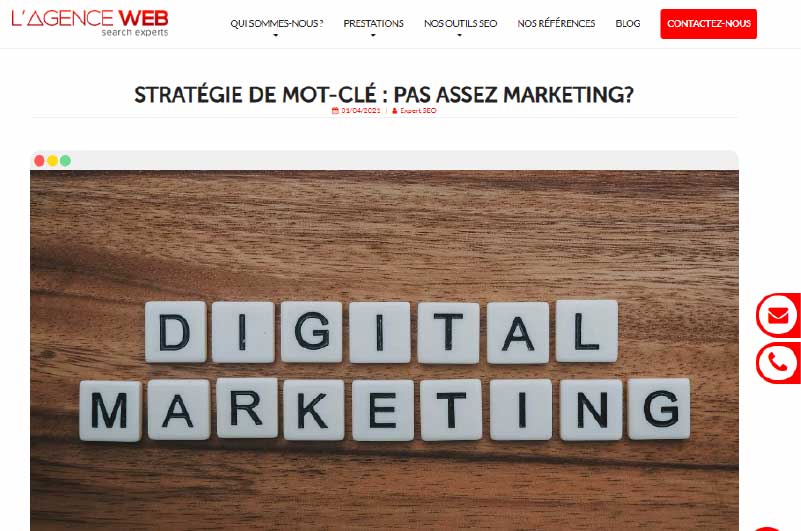 Blog | l’Agence Web