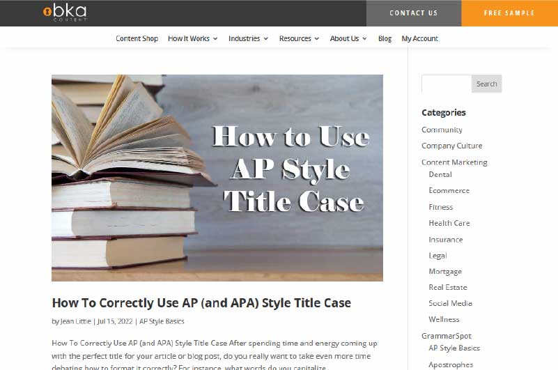 Blog | BKA Content