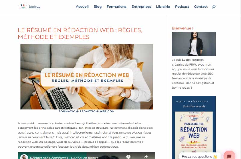 Blog | Formation Rédaction web