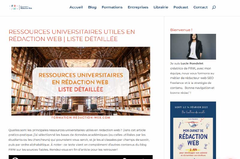 Blog | Formation Rédaction web