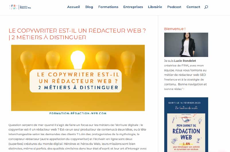 Blog | Formation Rédaction web