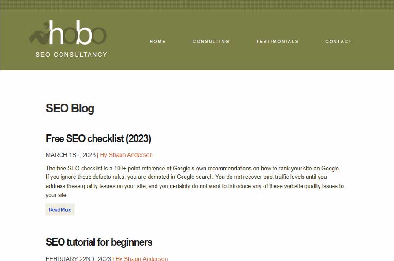 Blog | Hobo Web