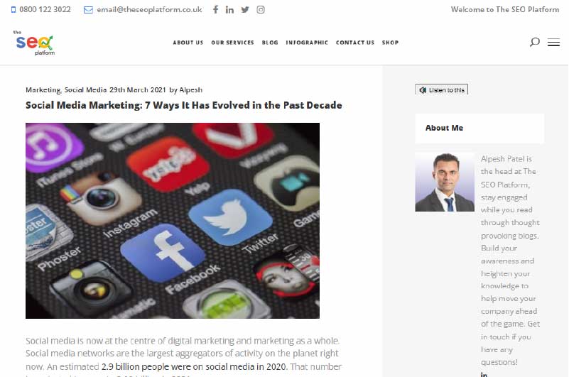 Blog | The SEO Platform