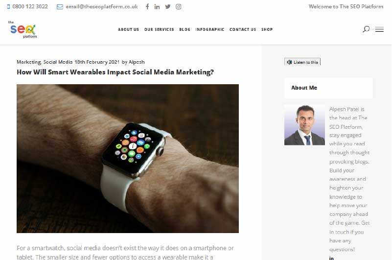 Blog | The SEO Platform