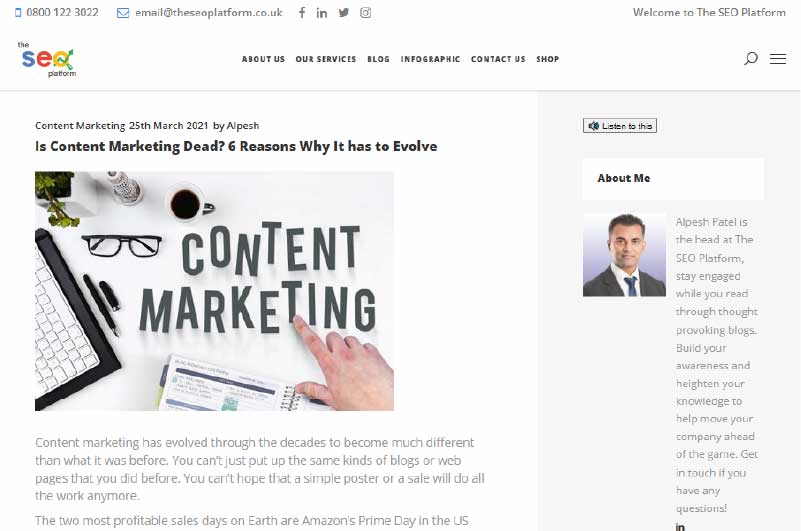Blog | The SEO Platform