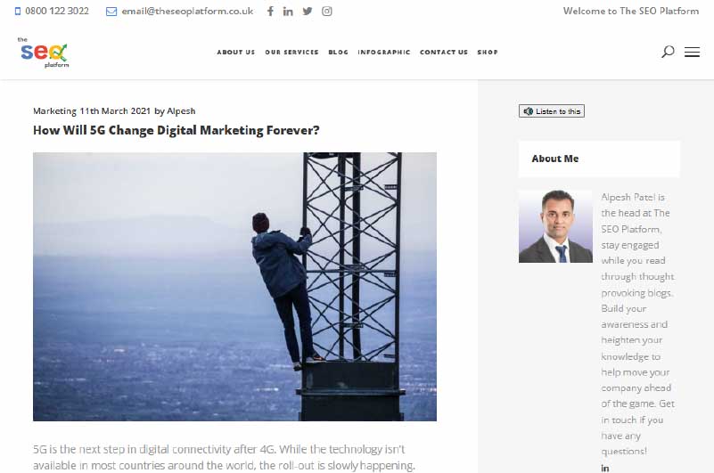 Blog | The SEO Platform