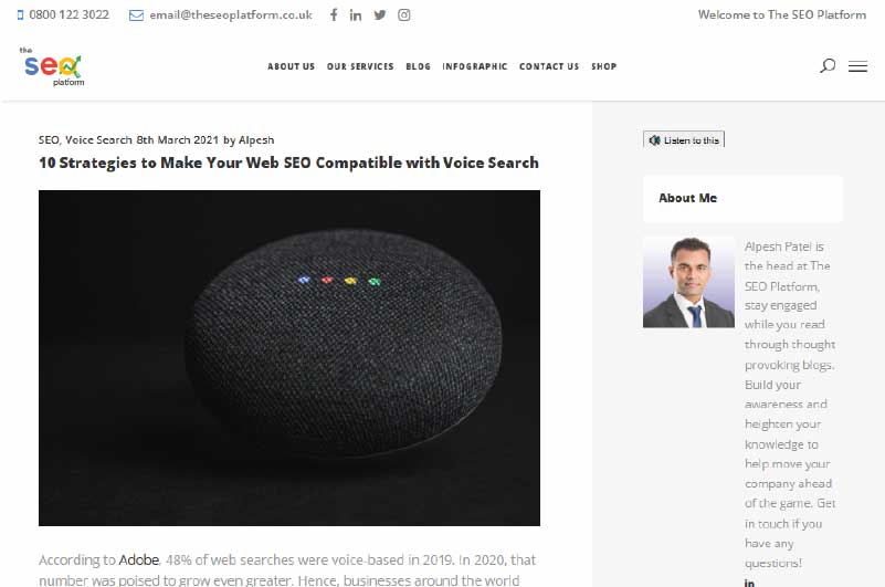 Blog | The SEO Platform