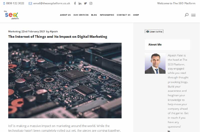 Blog | The SEO Platform