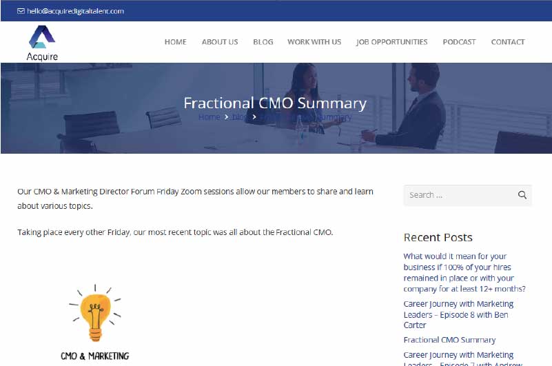 Blog | Acquired Digital Talent