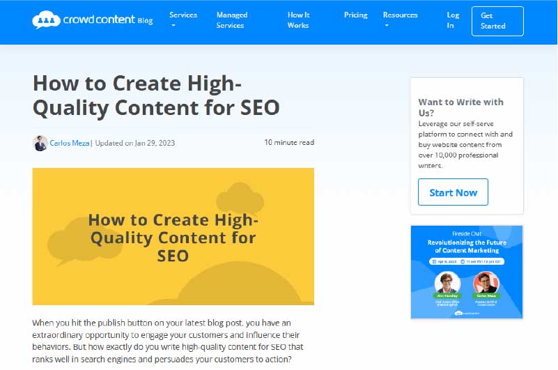 Blog | Crowd Content