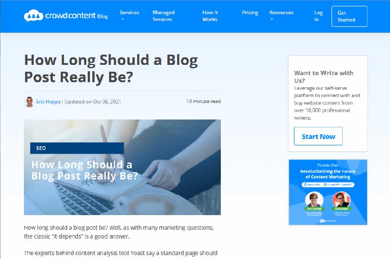 Blog | Crowd Content