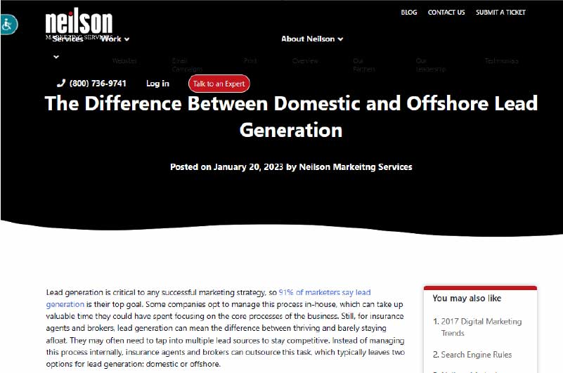 Blog | Neilson Marketing