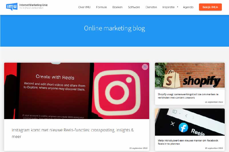 Blog | Internet Marketing Unie